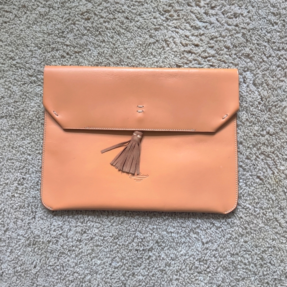 NEW Boldrini Leather Envelope Bag